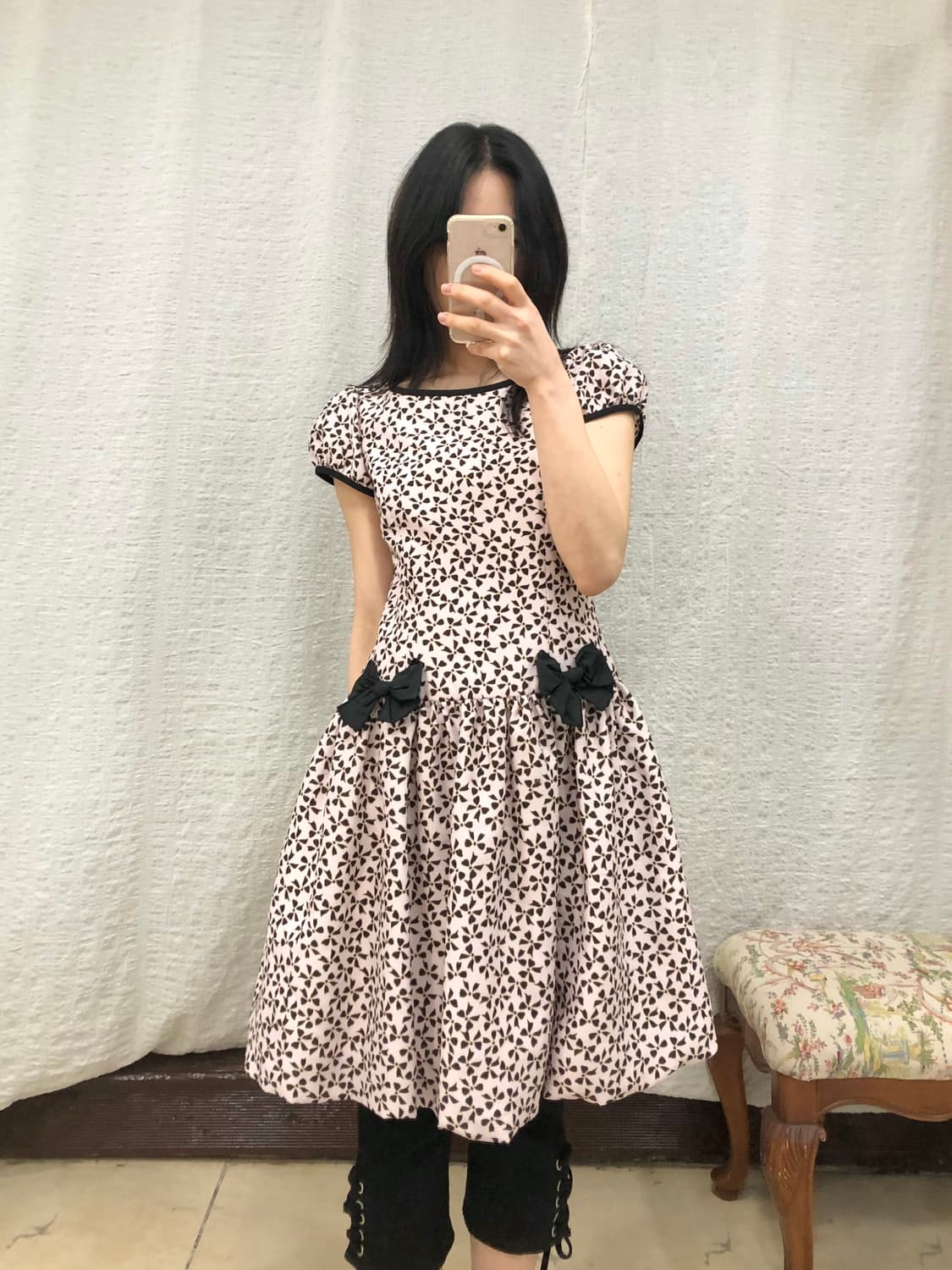 little bow garden dress 상품이미지1