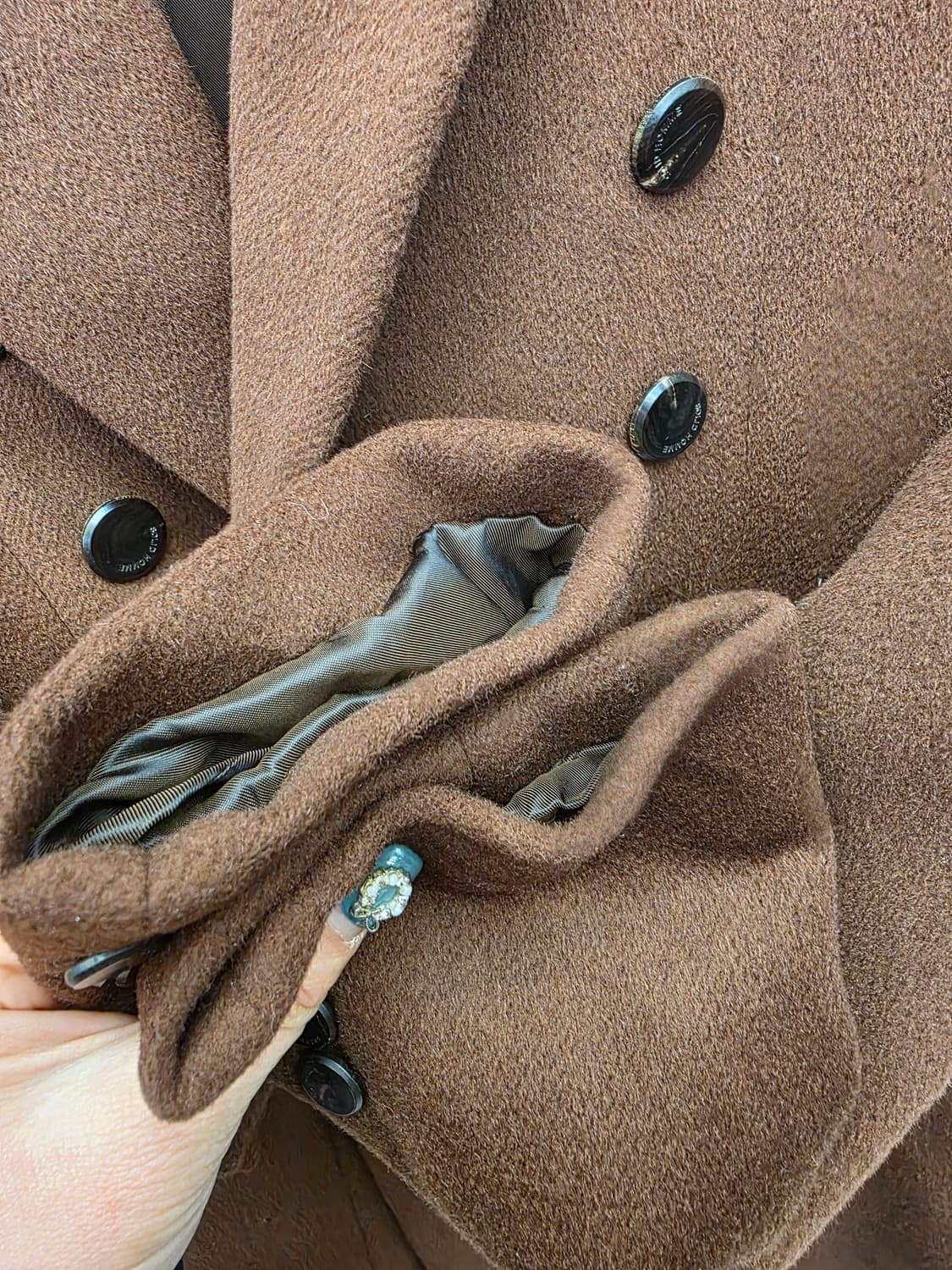 솔리드옴므 우영미 더블 후드 코트 M 상품이미지8