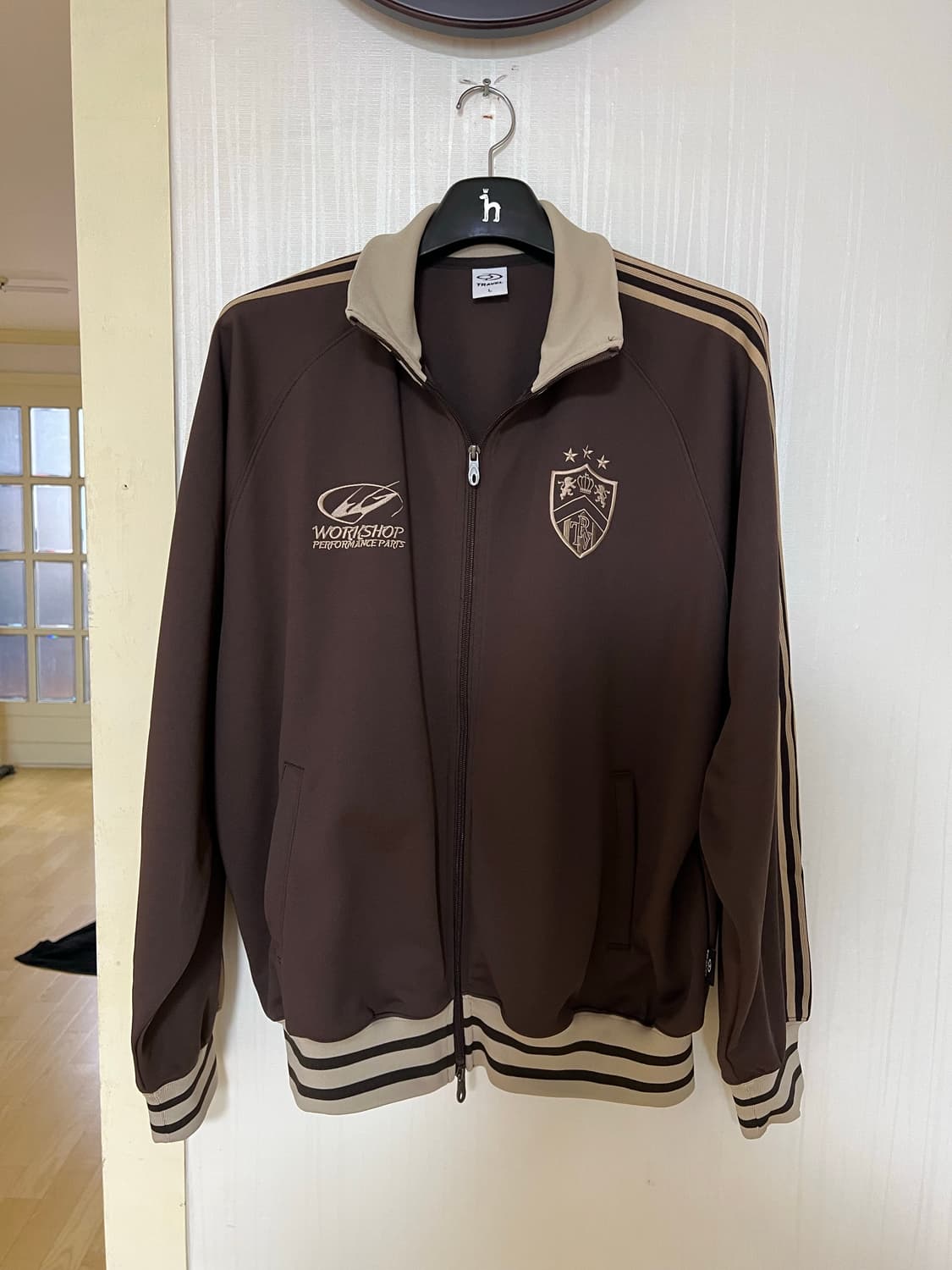 트래블 져지 트랙 자켓 브라운 L 상품이미지1