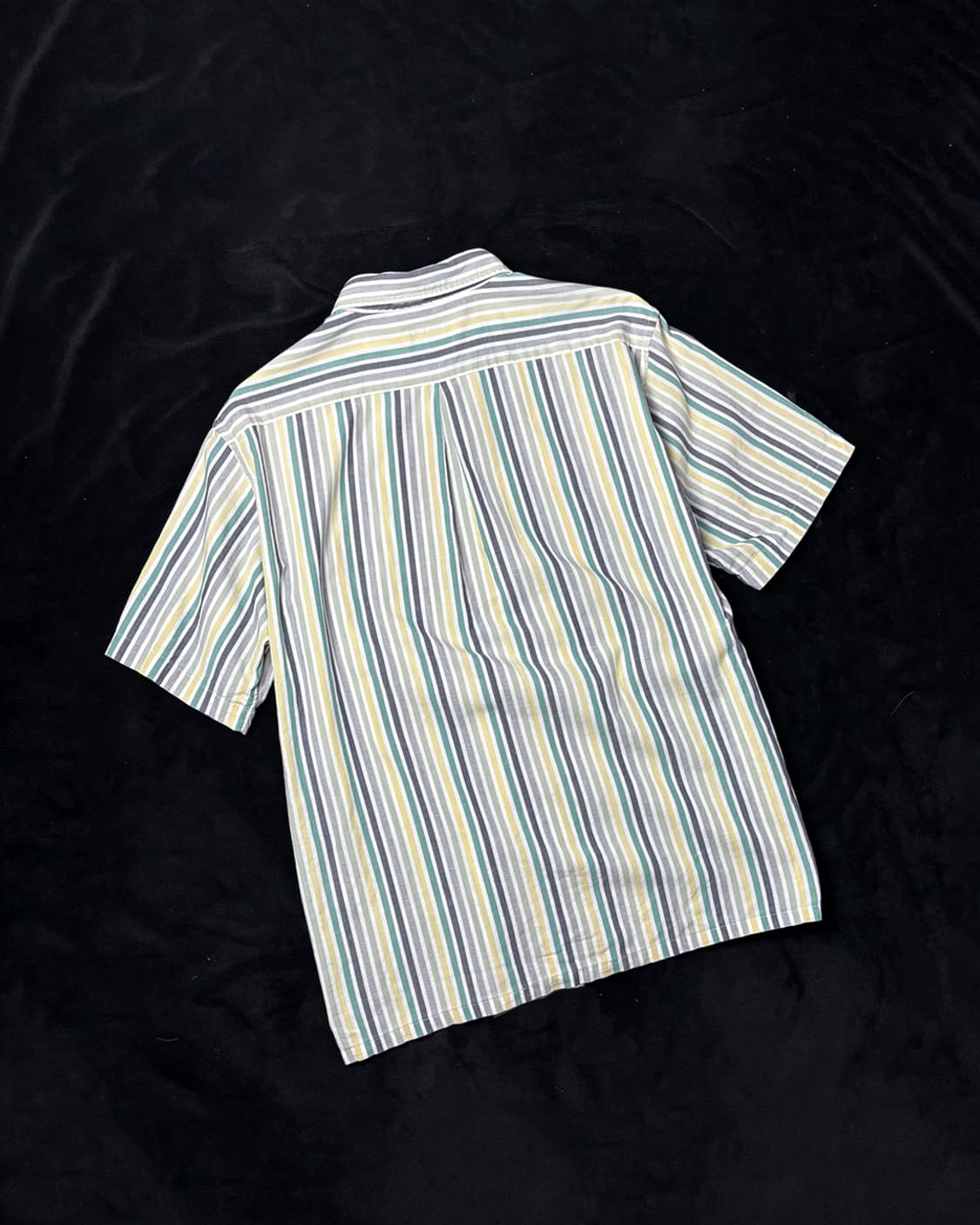 일본빈티지 크로커다일 스트라이프 셔츠 상품이미지2