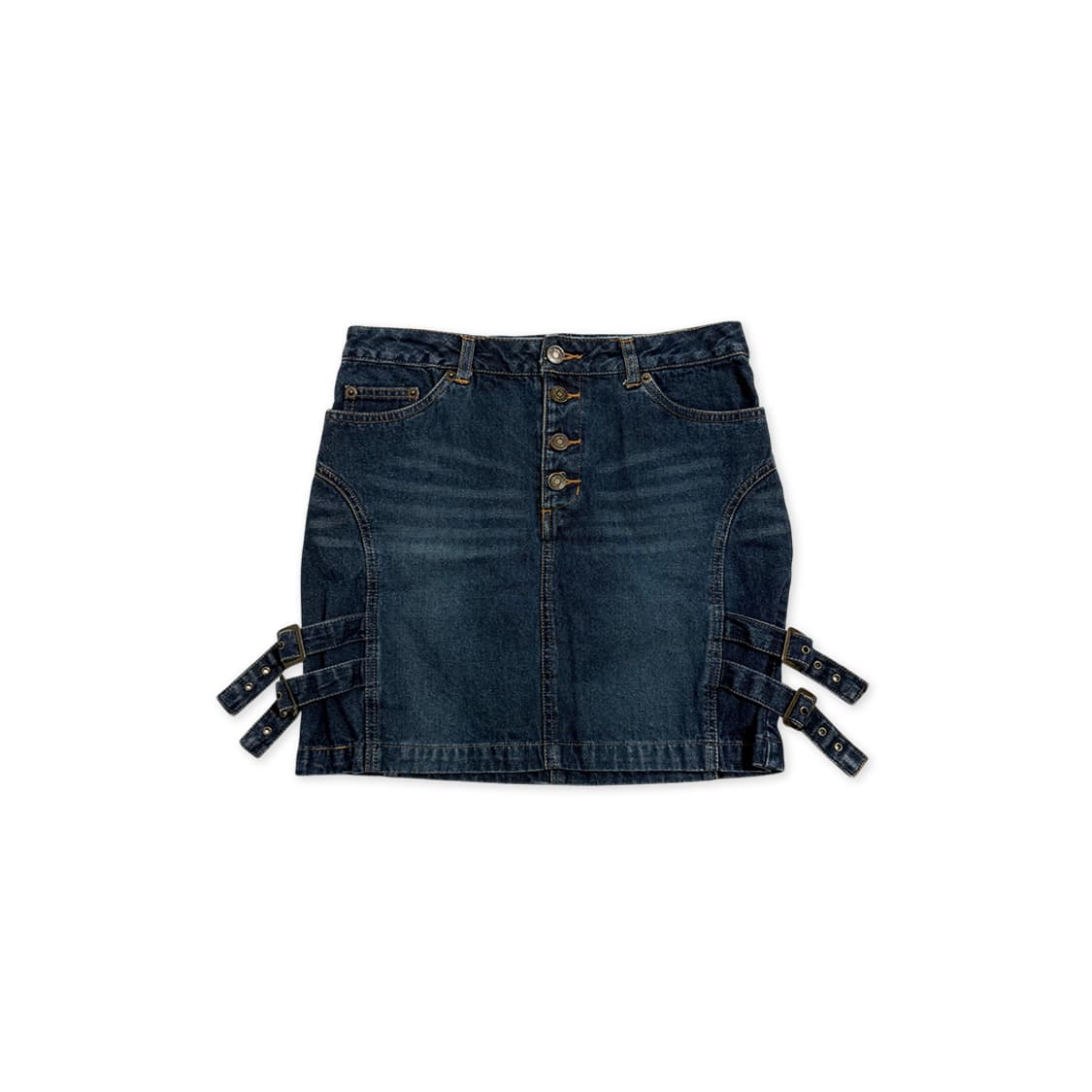 빈티지 스트랩 펑크 스커트 상품이미지1