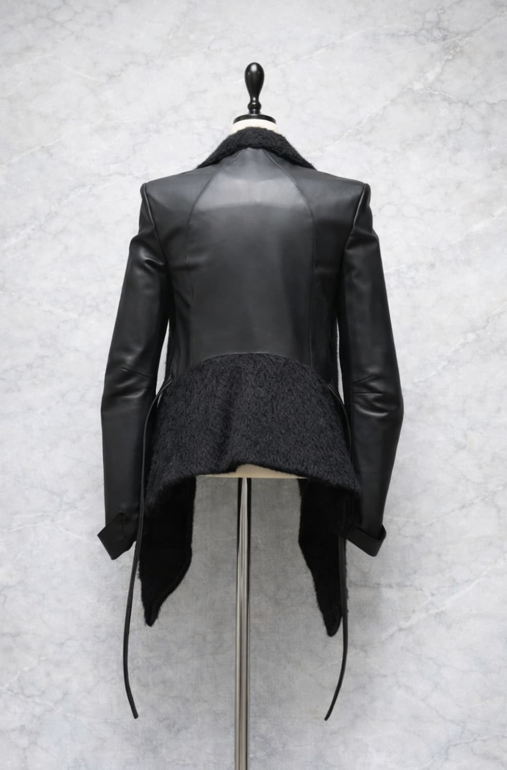 가레스퓨 가죽 자켓 / 양가죽 알파카 모헤어 / 38 (55~55반) 상품이미지7