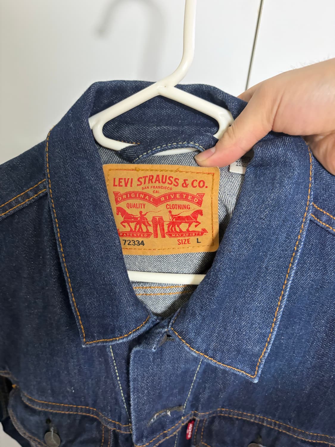 리바이스 진청 트러커자켓3세대 L사이즈 판매합니다! 상품이미지3