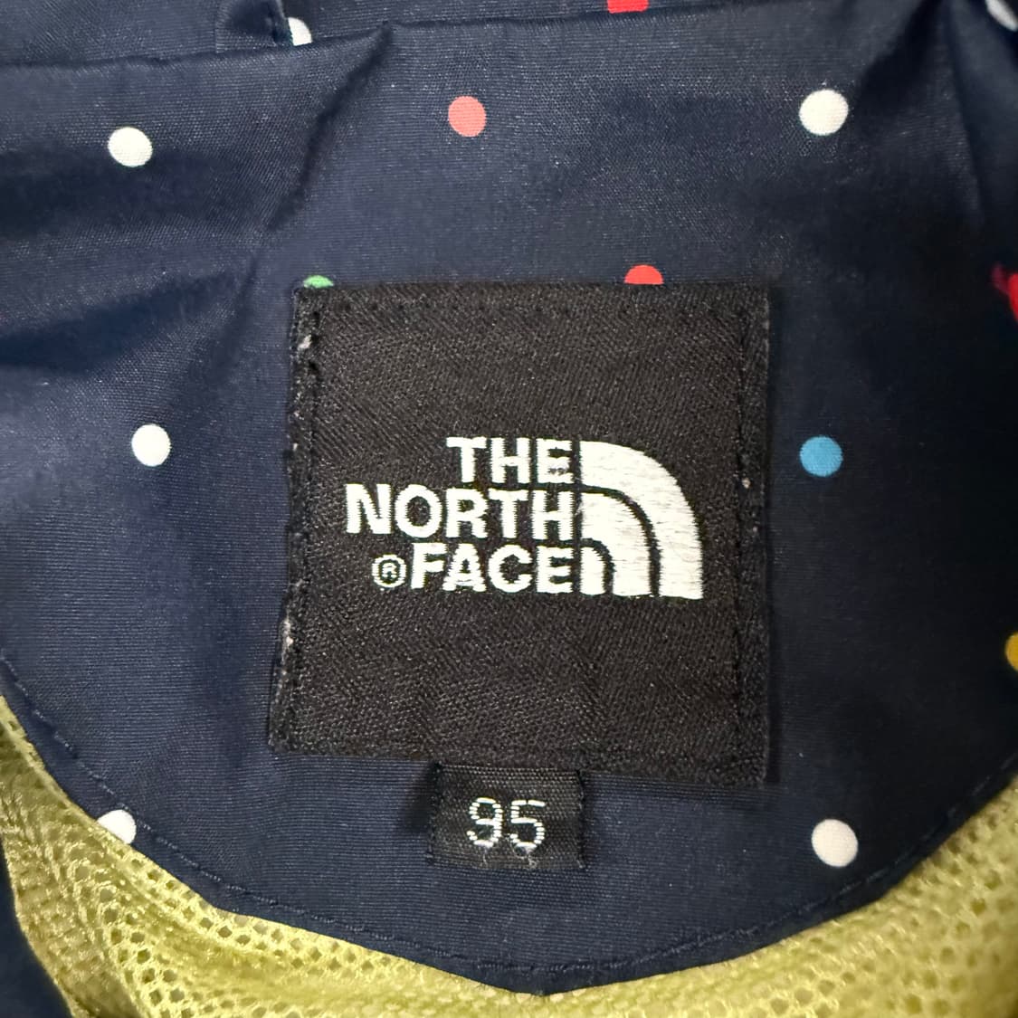 노스페이스 도트 네이비 바람막이 95 상품이미지5
