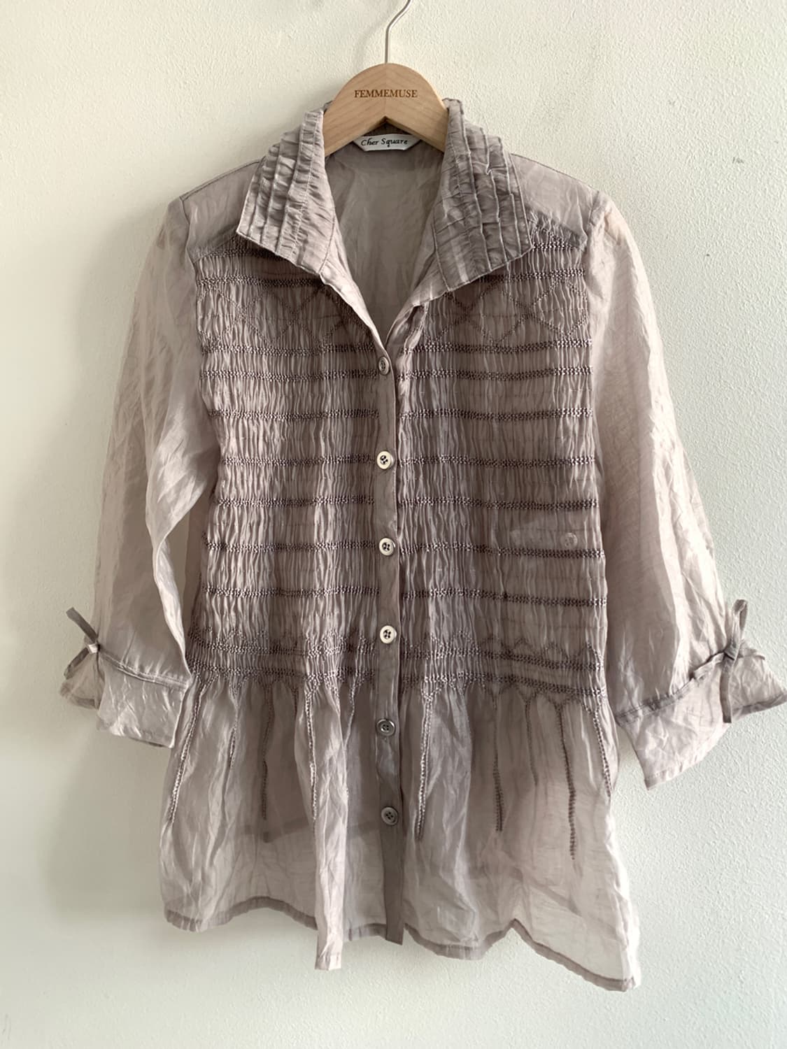 Mori lace shirts blouse 상품이미지2