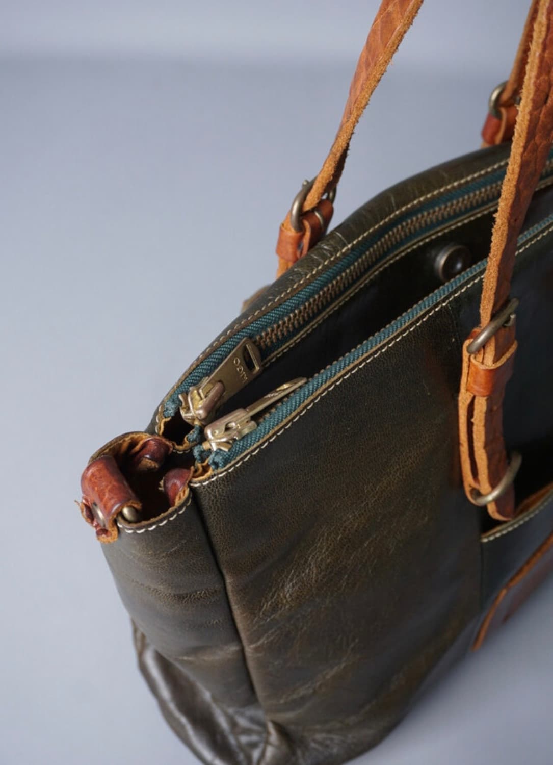 빈티지 레더 토트백 상품이미지2