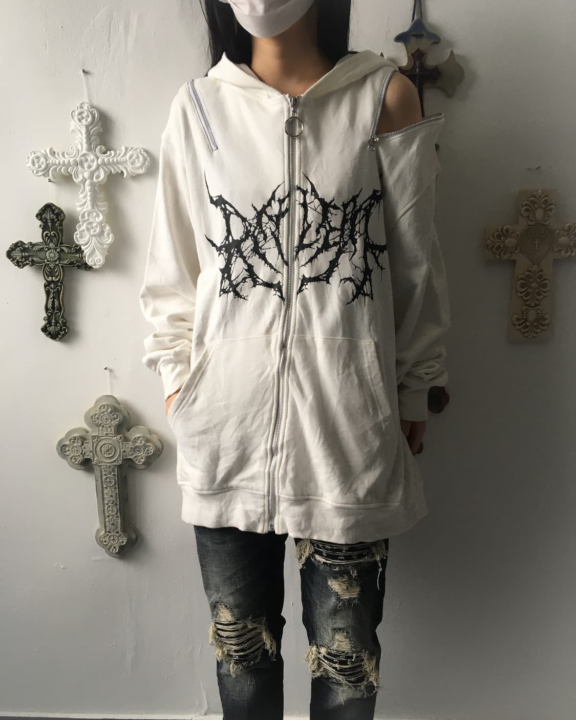 Reflem Devil Hood printing cut off hood  상품이미지8