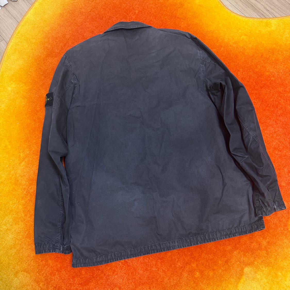 스톤아일랜드 코튼캔버스 오버셔츠 블랙 22FW  상품이미지2