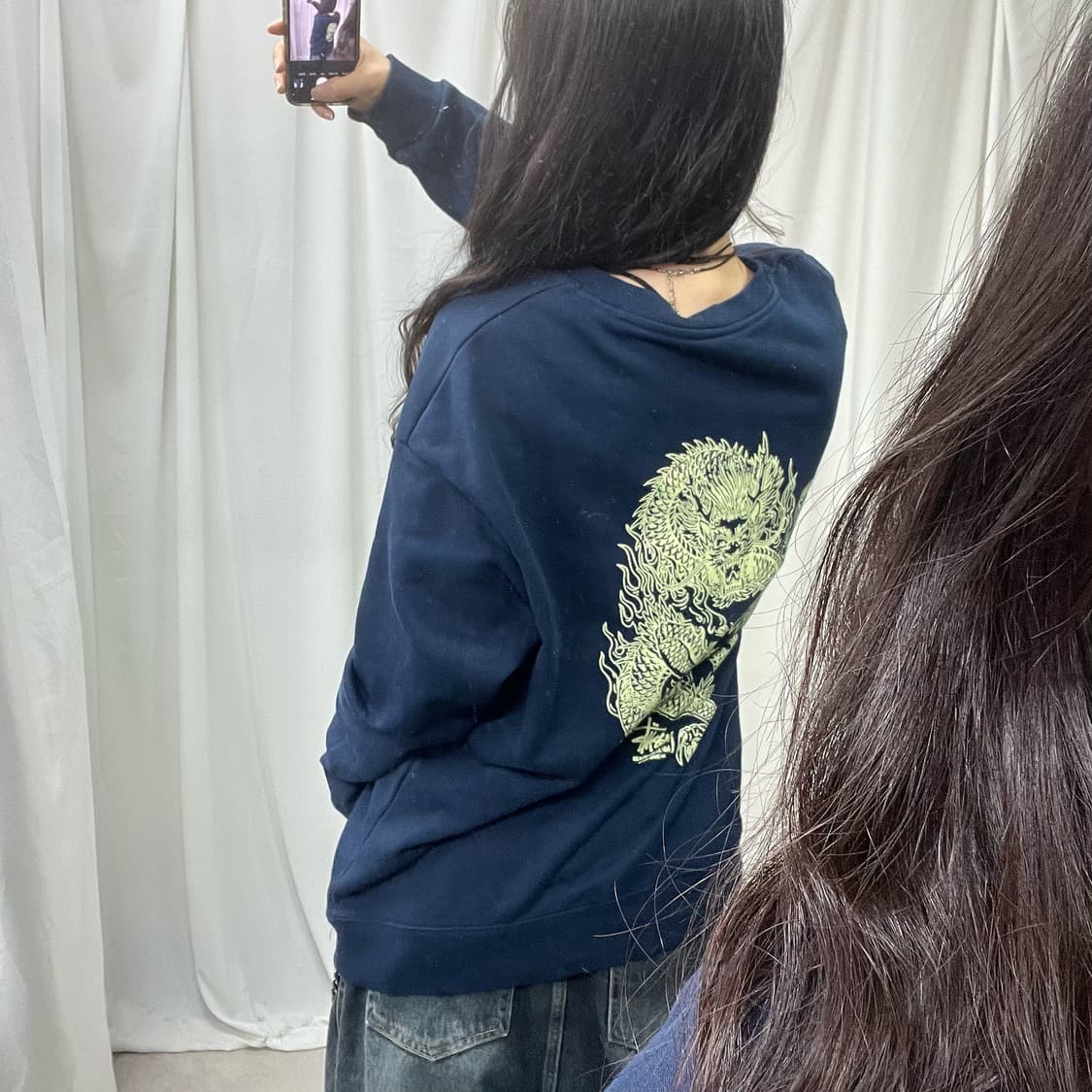 Stussy navy mtm 상품이미지5