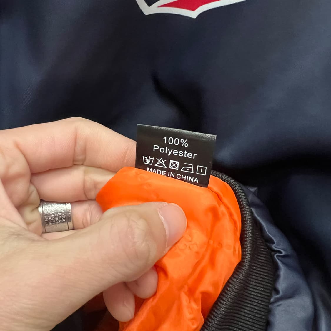 VTG NFL 휴스턴 텍산스 봄버 자켓 3XL 상품이미지4