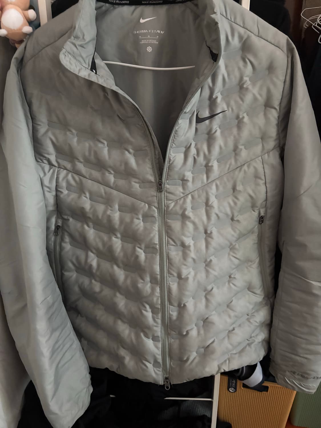 나이키 써마핏 ADV 에어로로프트 리펠 다운 러닝 자켓 제이드 호라이즌  상품이미지4