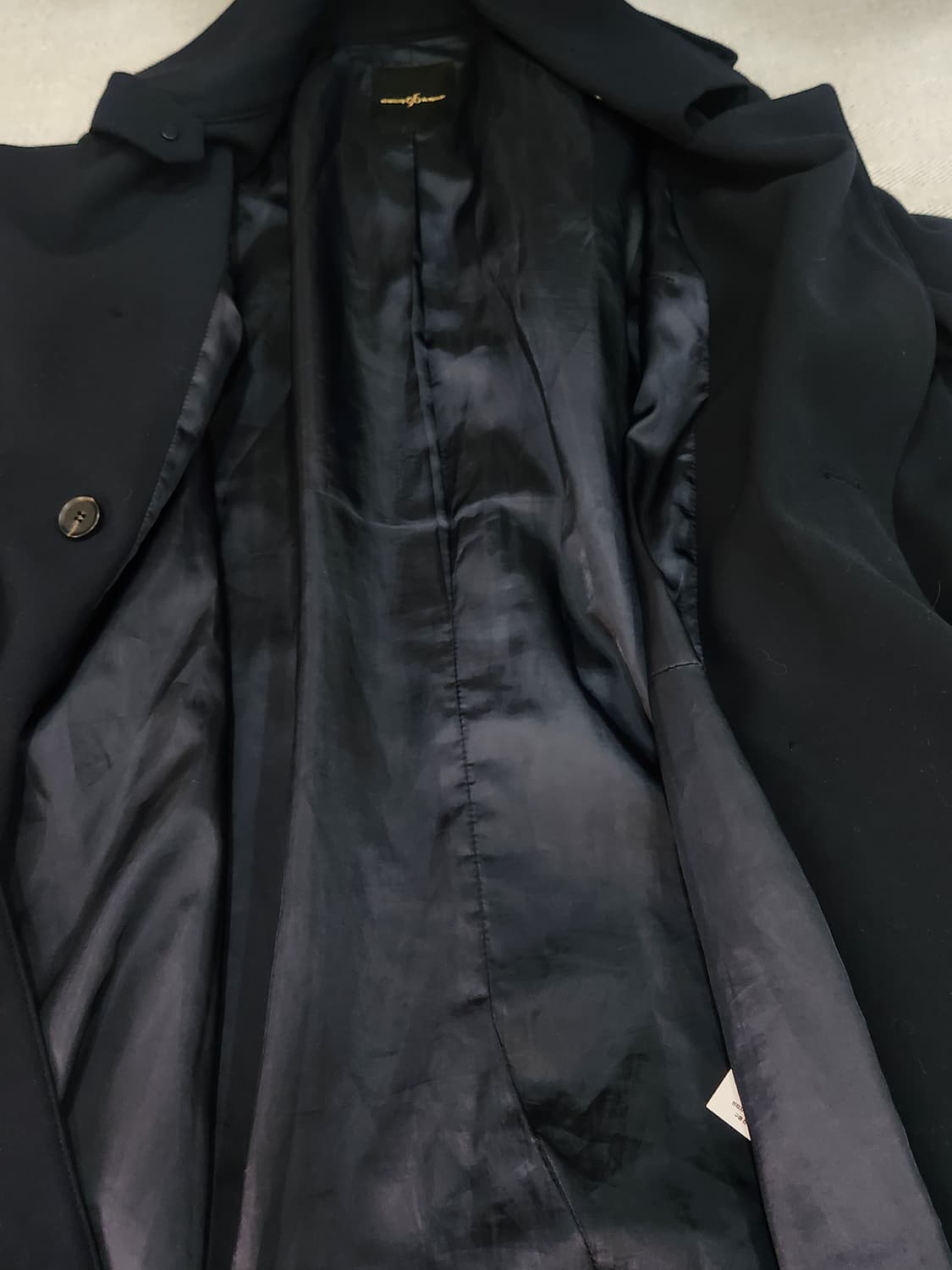 [66] 나인식스뉴욕 96 차르르 트렌치 코트 네이비 여성 66 상품이미지8