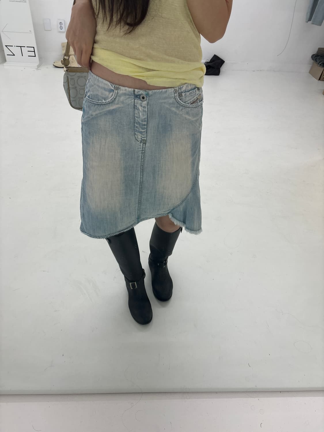 Diesel denim mid skirt 상품이미지7
