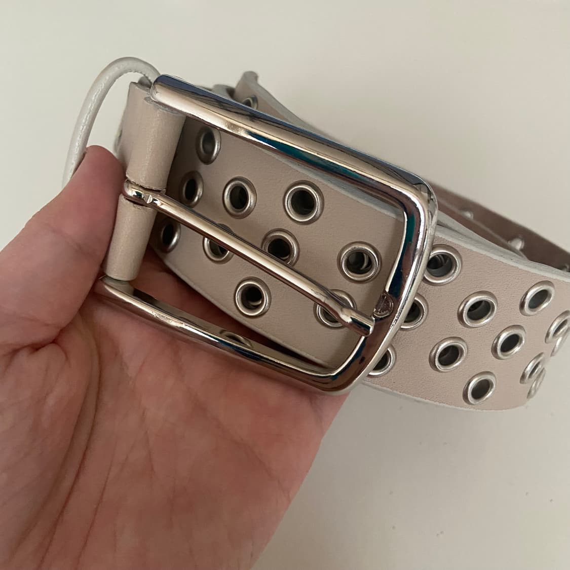 Gimaguas 기마구나스 벨트 Villa Belt beige M/L 상품이미지6