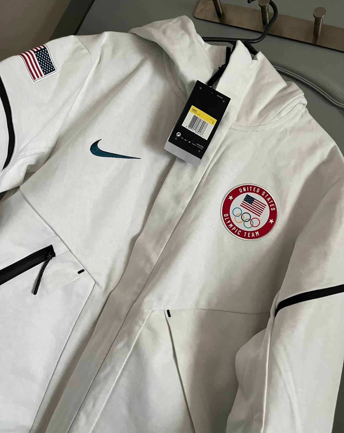 나이키 테크 플리스 올림픽 팀 USA 윈드러너 재킷 s 새상품 상품이미지8