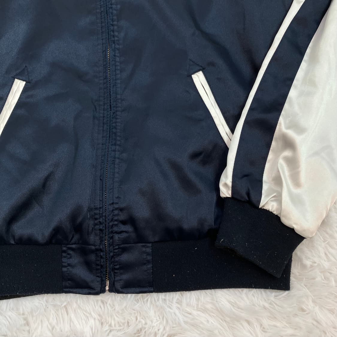 빈티지 양면 네이비 블랙 스카쟌 y2k 스트릿 갸루 펑키 일본빈티지710 상품이미지7