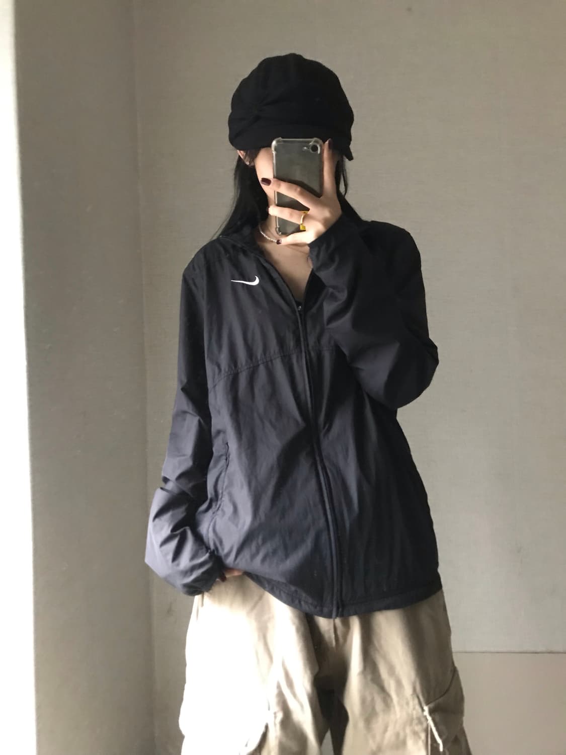나이키 블랙 바람막이 상품이미지3