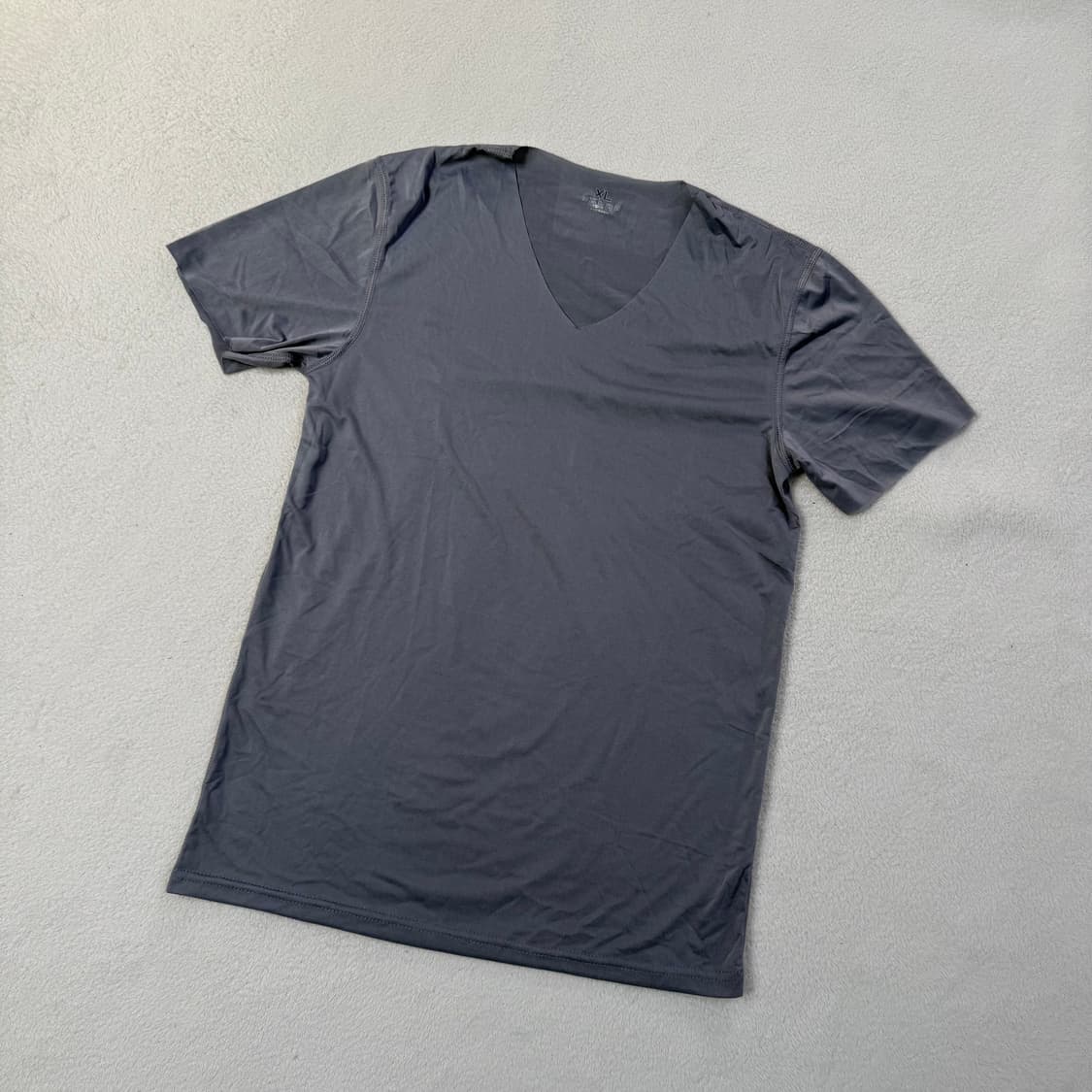XL 빈티지 브이넥 기능성 반팔 티셔츠 0423T 상품이미지1