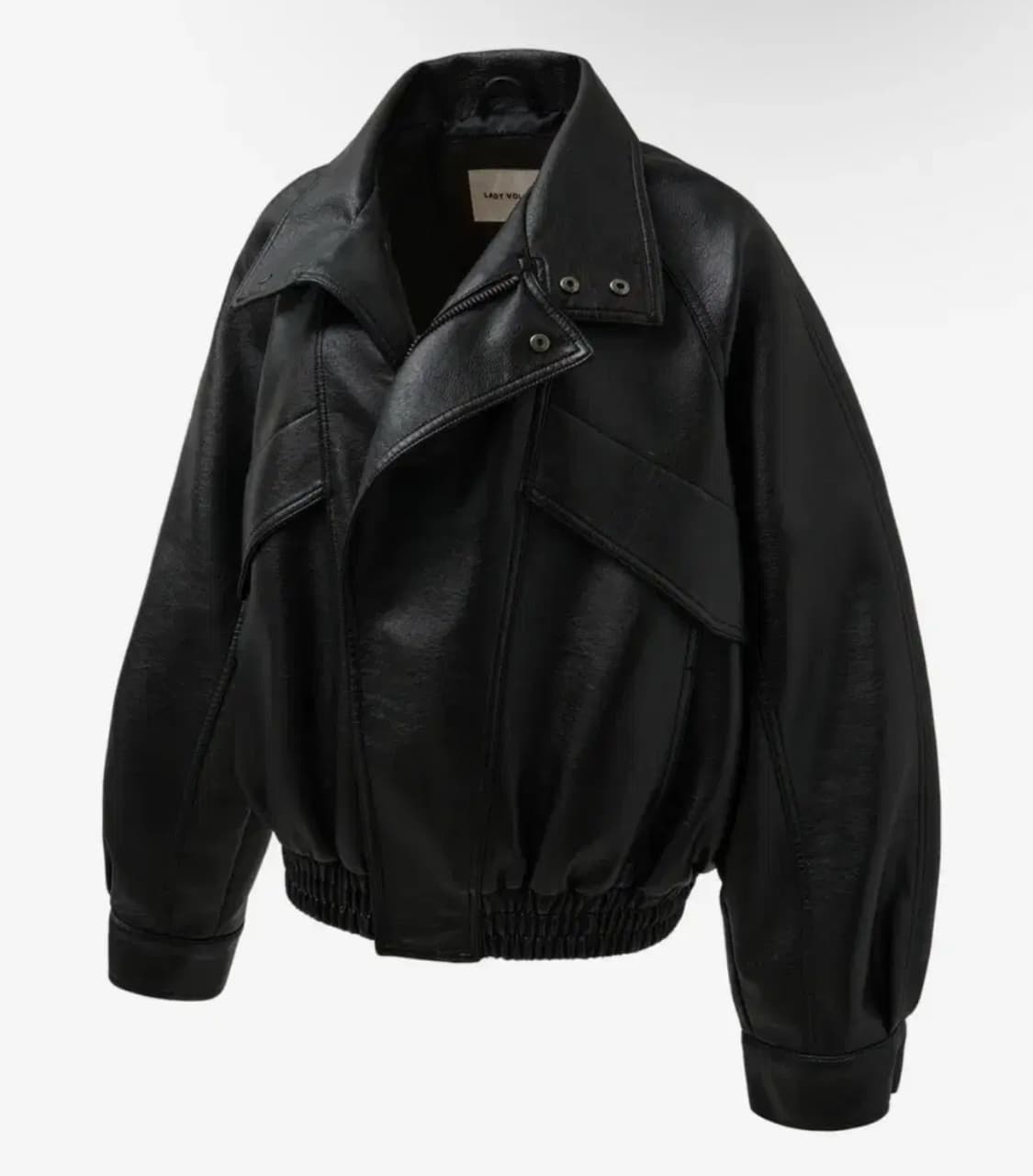 레이디볼륨 9213 워싱 레더 자켓 상품이미지1