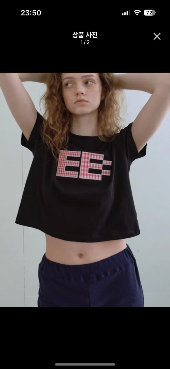 엔조블루스 픽셀 로고 반팔 상품이미지1