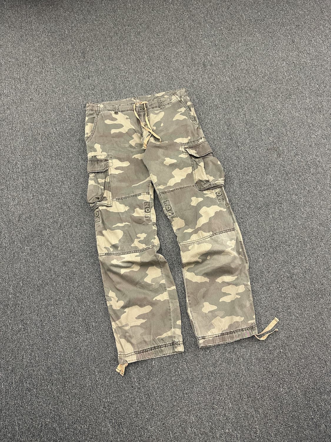 빈티지 밀리터리 카모 카고팬츠 상품이미지3