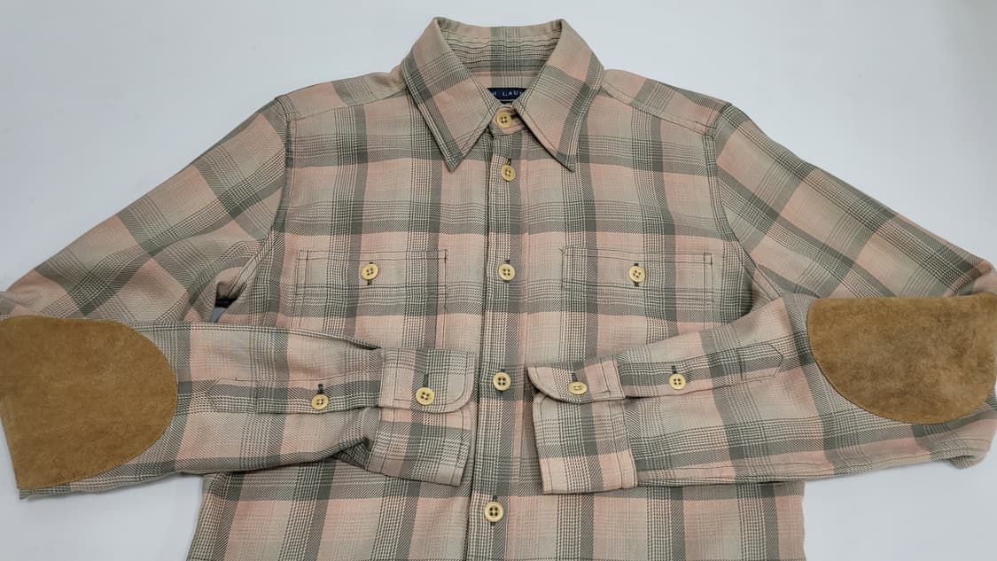 POLO 랄프로렌 소매패치 체크 셔츠 / 여 슬림핏 4사이즈 상품이미지3