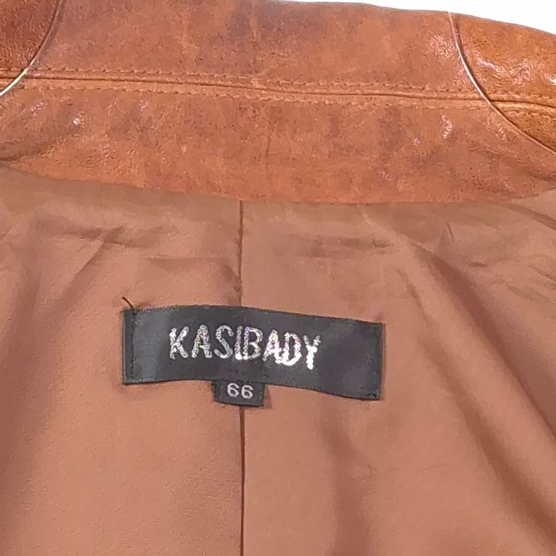 KASIBADY 리얼 양가죽 크롭 라이더 자켓 66 상품이미지6