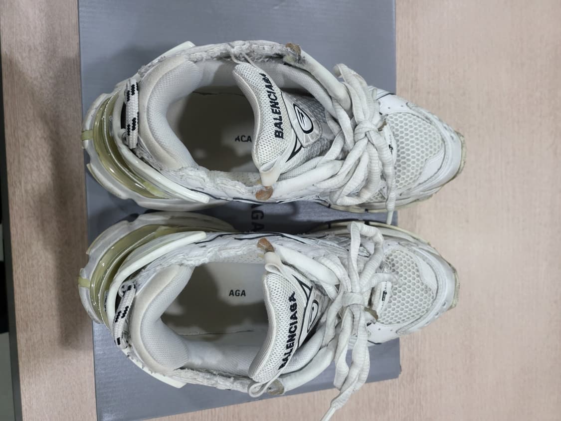 발렌시아가 러너 스니커즈 화이트 40 상품이미지4