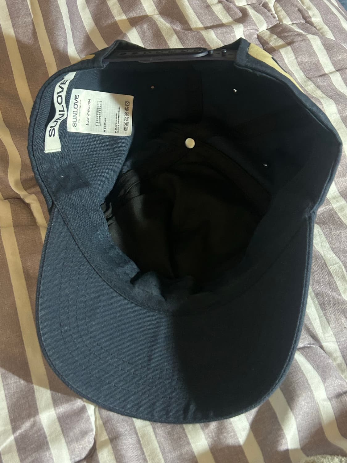 썬러브 볼캡 -네이비 상품이미지2