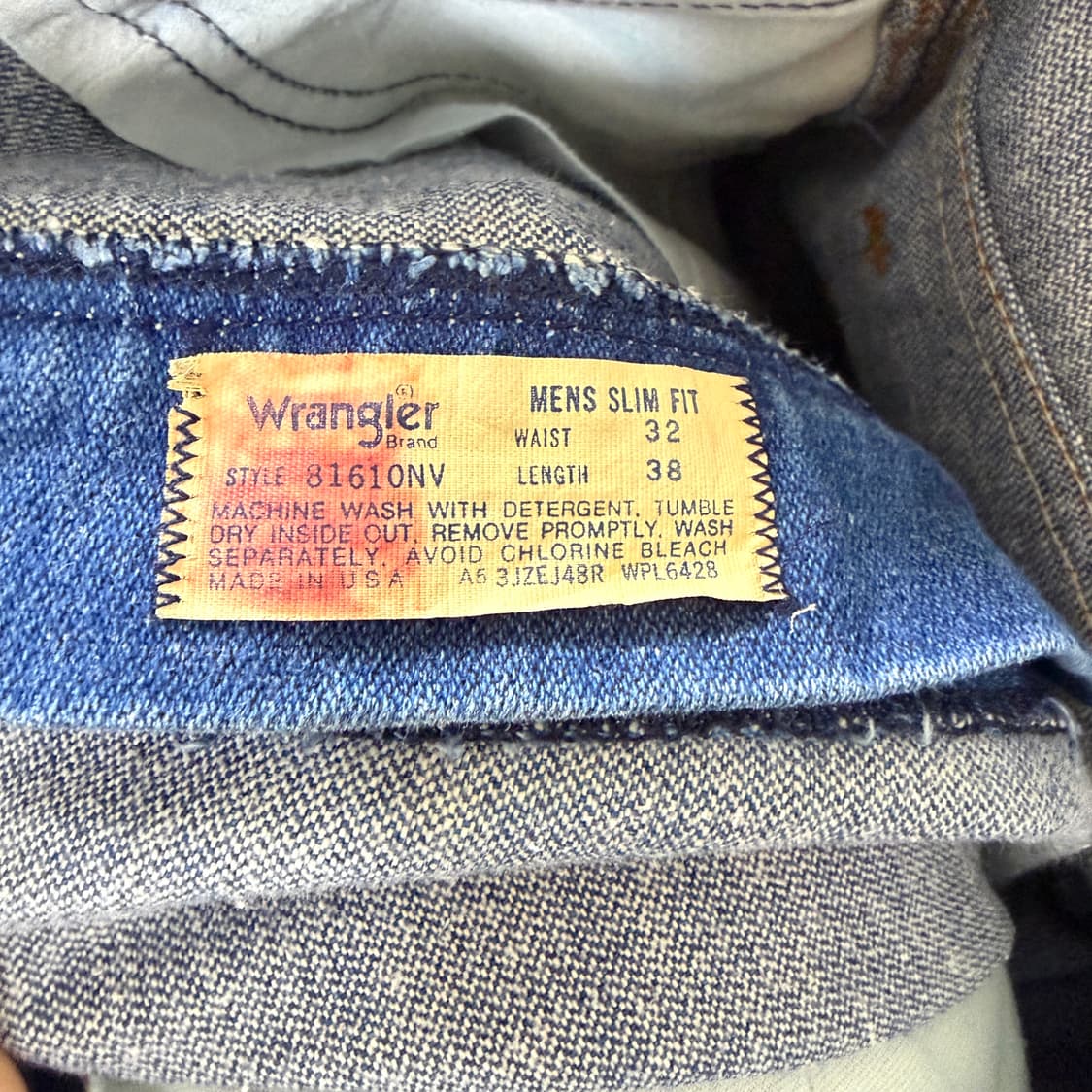 70-80s Wrangler 81610NV 플레어 데님 상품이미지6