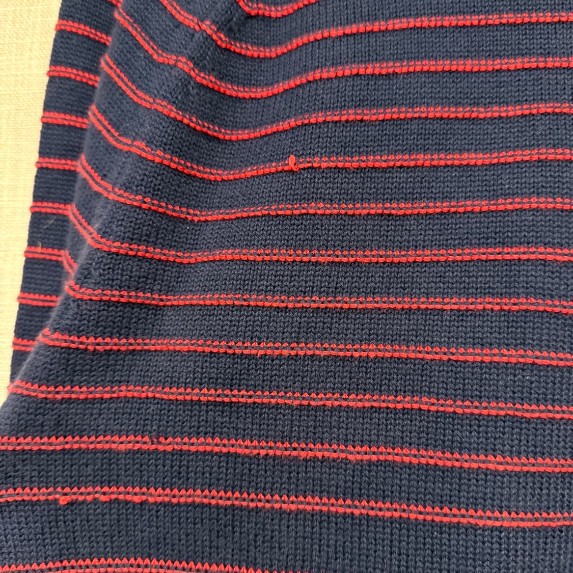 타미힐피거 스트라이프 니트 네이비 M (w) 상품이미지7
