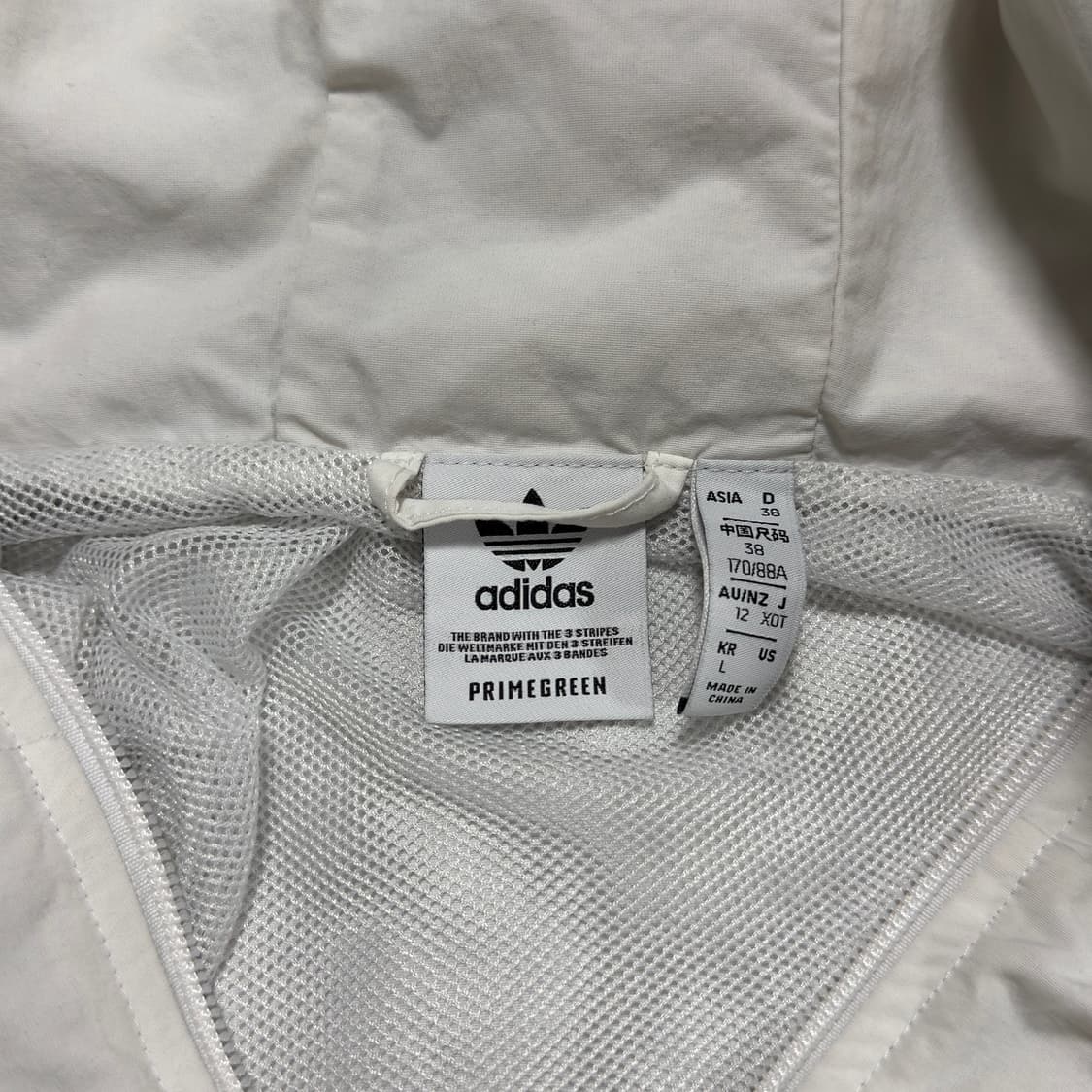 아디다스 우먼스 트레포일 로고 윈드브레이커 바람막이 자켓 상품이미지4