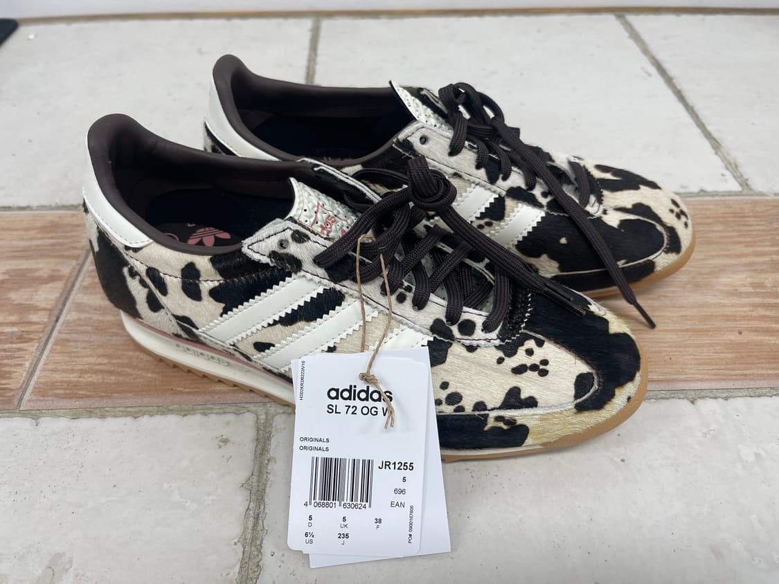 아디다스 SL 72 OG "카우프린트“ 235 size 새상품 상품이미지1