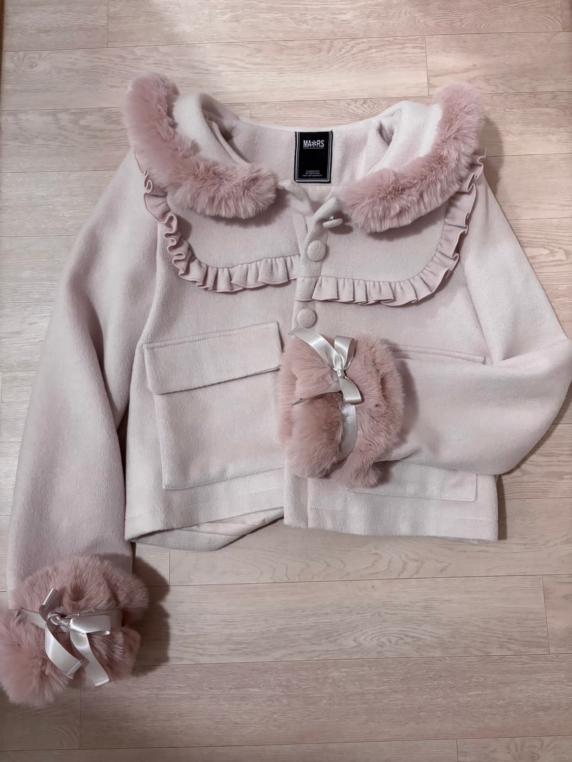 마즈 사키마루짱 콜라보 숏코트 양지뢰 양산형 지뢰계 상품이미지2