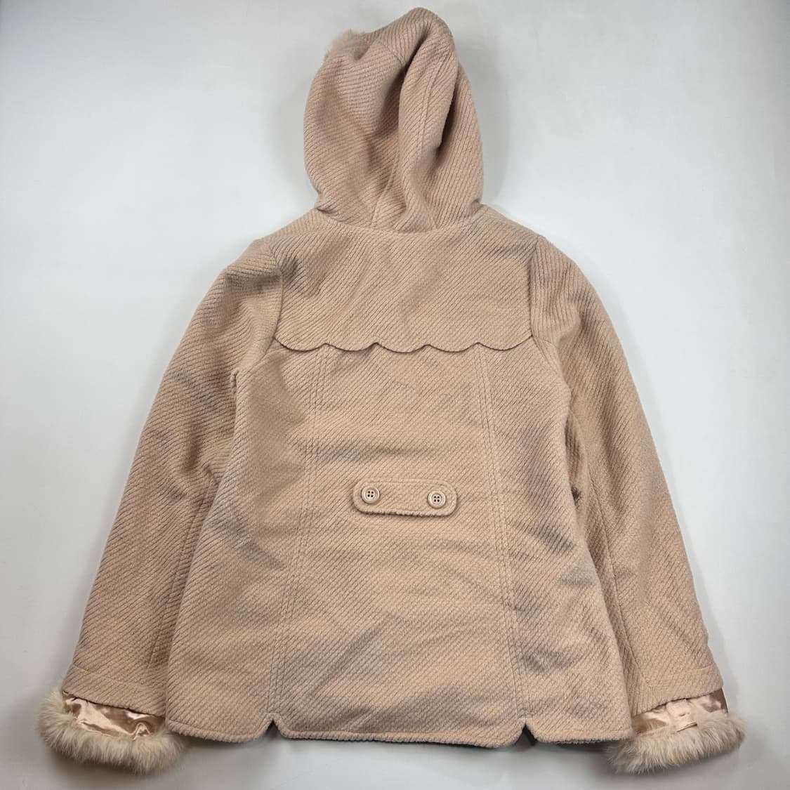 메조피아노 핑크 퍼 코트 상품이미지8