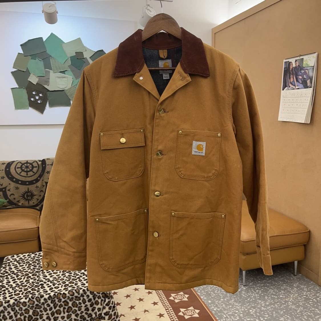 칼하트 빈티지 C001 덕 초어 워크 자켓 S C09278 상품이미지3