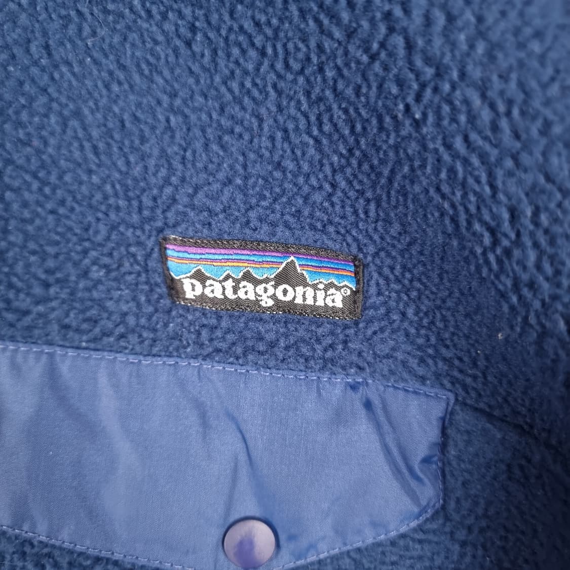 90s 파타고니아 신칠라 스냅-T 블루/네이비 자메이카 상품이미지4