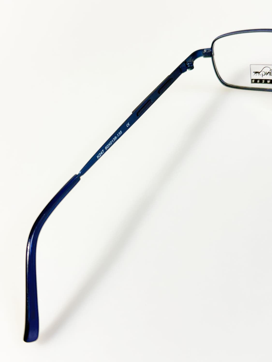 KIPLING 슬림 스퀘어 블루 메탈 프레임 빈티지 안경 상품이미지7