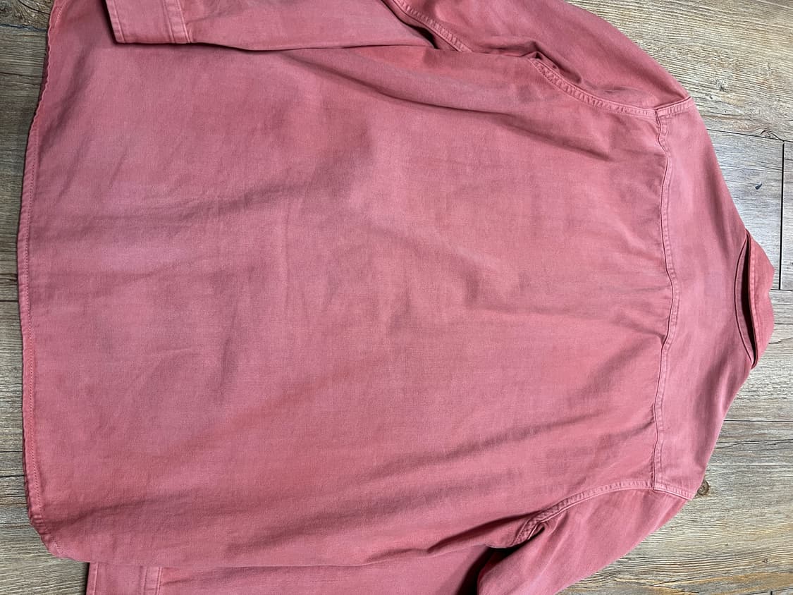 택포19) RRL 더블알엘 24ss 가먼트 다이 트윌 워크셔츠 M 상품이미지10