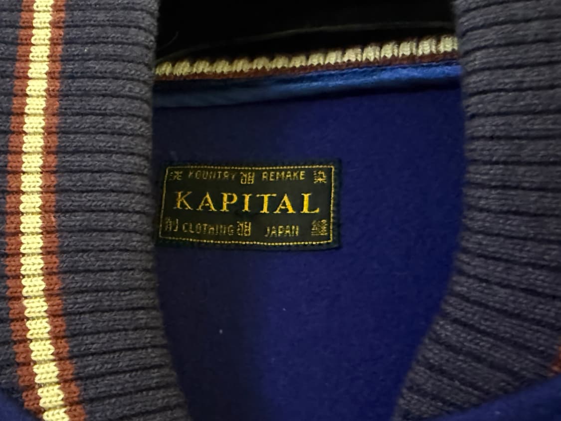 캐피탈  울 아이파이브 바시티 자켓 3 상품이미지4