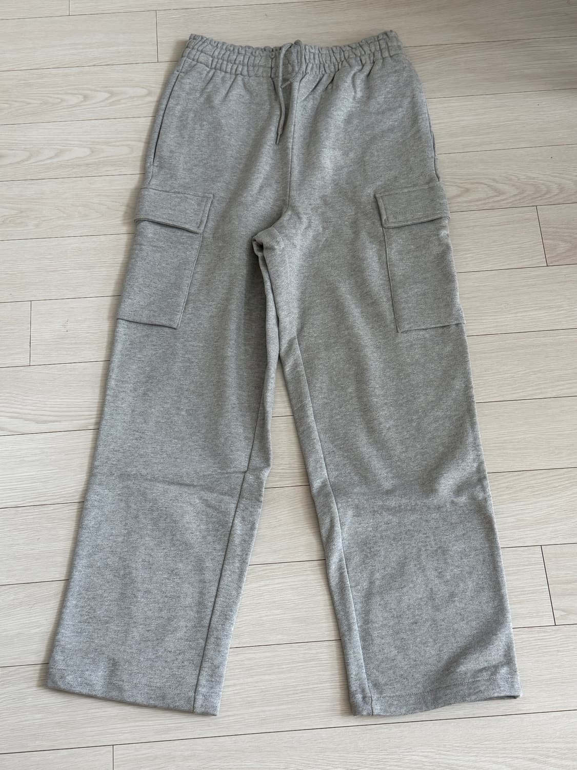 더블유컨셉 에디션비 카고 포켓 바지 S 남녀공용 그레이 상품이미지1