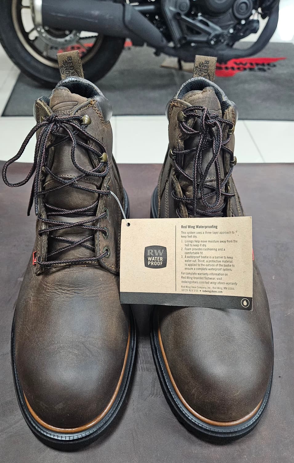 레드윙 6인치 다이나포스 방수.방한 워크 부츠 1204, US9EE 상품이미지1