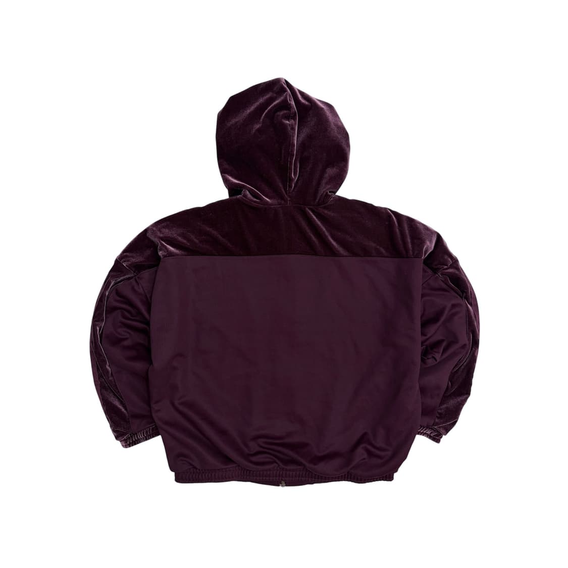 아디다스 여성 버건디 양홍원 벨벳 벨루어 트랙탑 져지 후드집업 (85) 상품이미지2