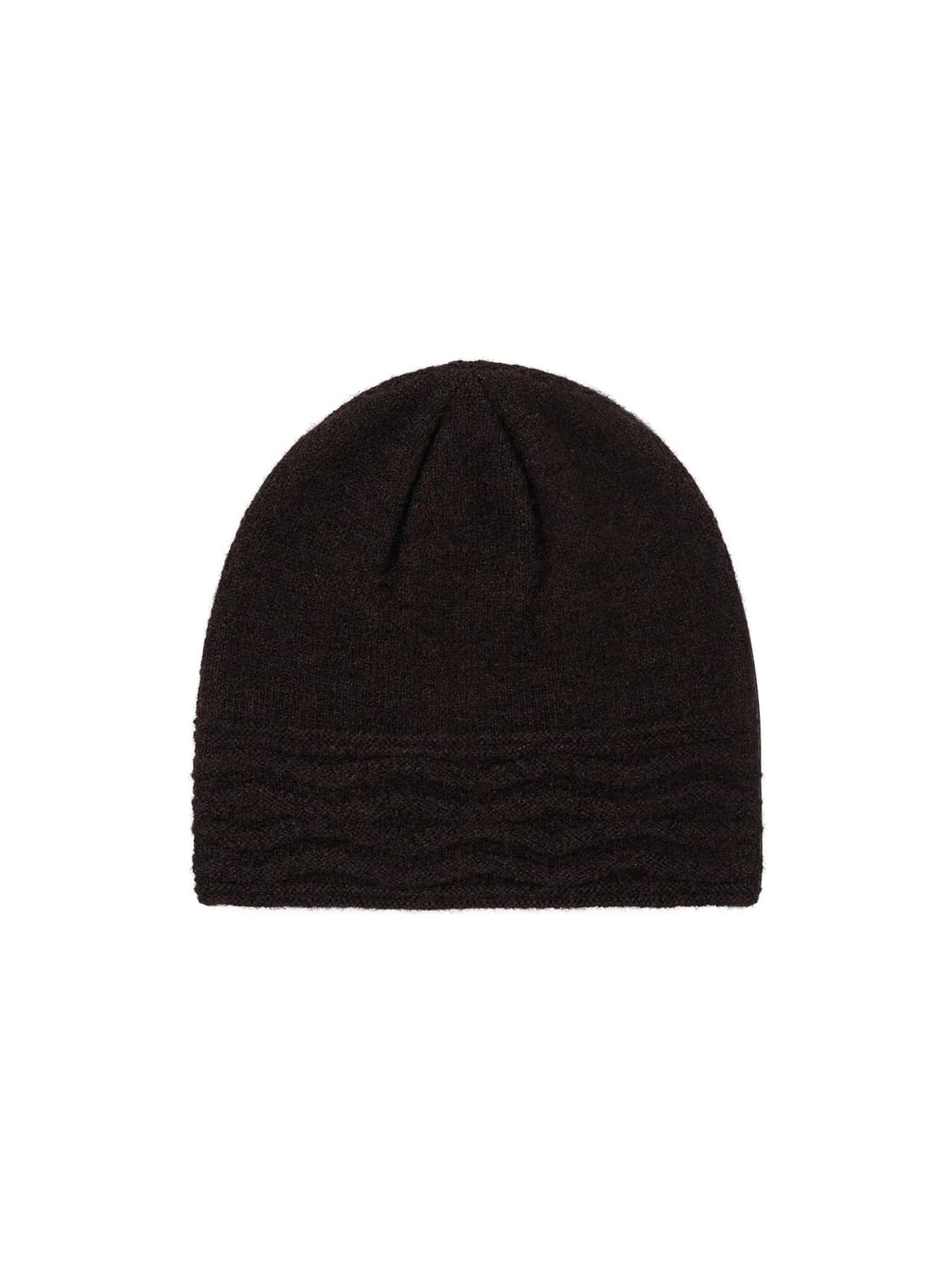 Wellbeing express 오버사이즈 립 비니 브라운 상품이미지2