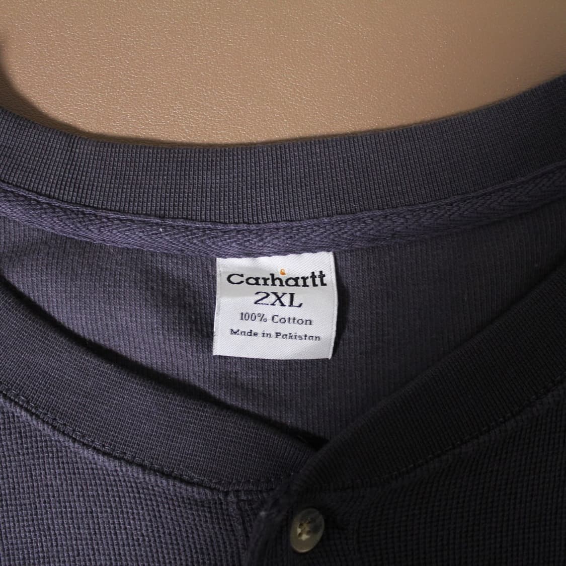 Carhartt 칼하트 차콜 헨리넥 롱 슬리브 상품이미지3