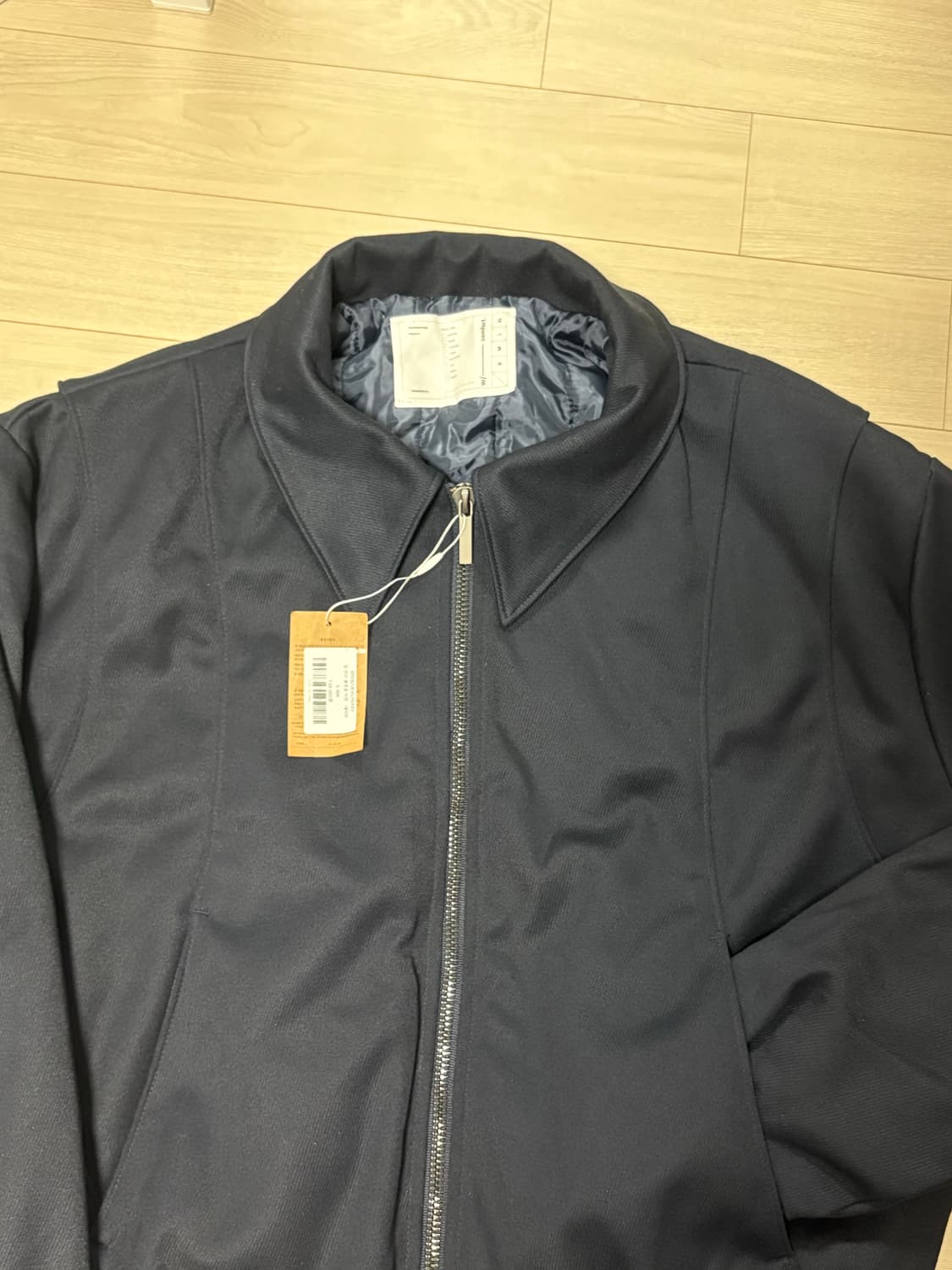 심라인 블루종 네이비 자켓 L 투웨이 새상품 상품이미지2