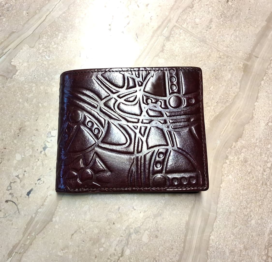 비비안웨스트우드 orb라인 음각 코인포켓 반지갑 상품이미지4