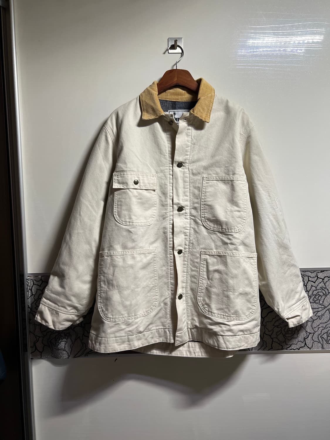 빈티지 80s 로벅스 코듀로이 카라 워크 자켓 상품이미지1