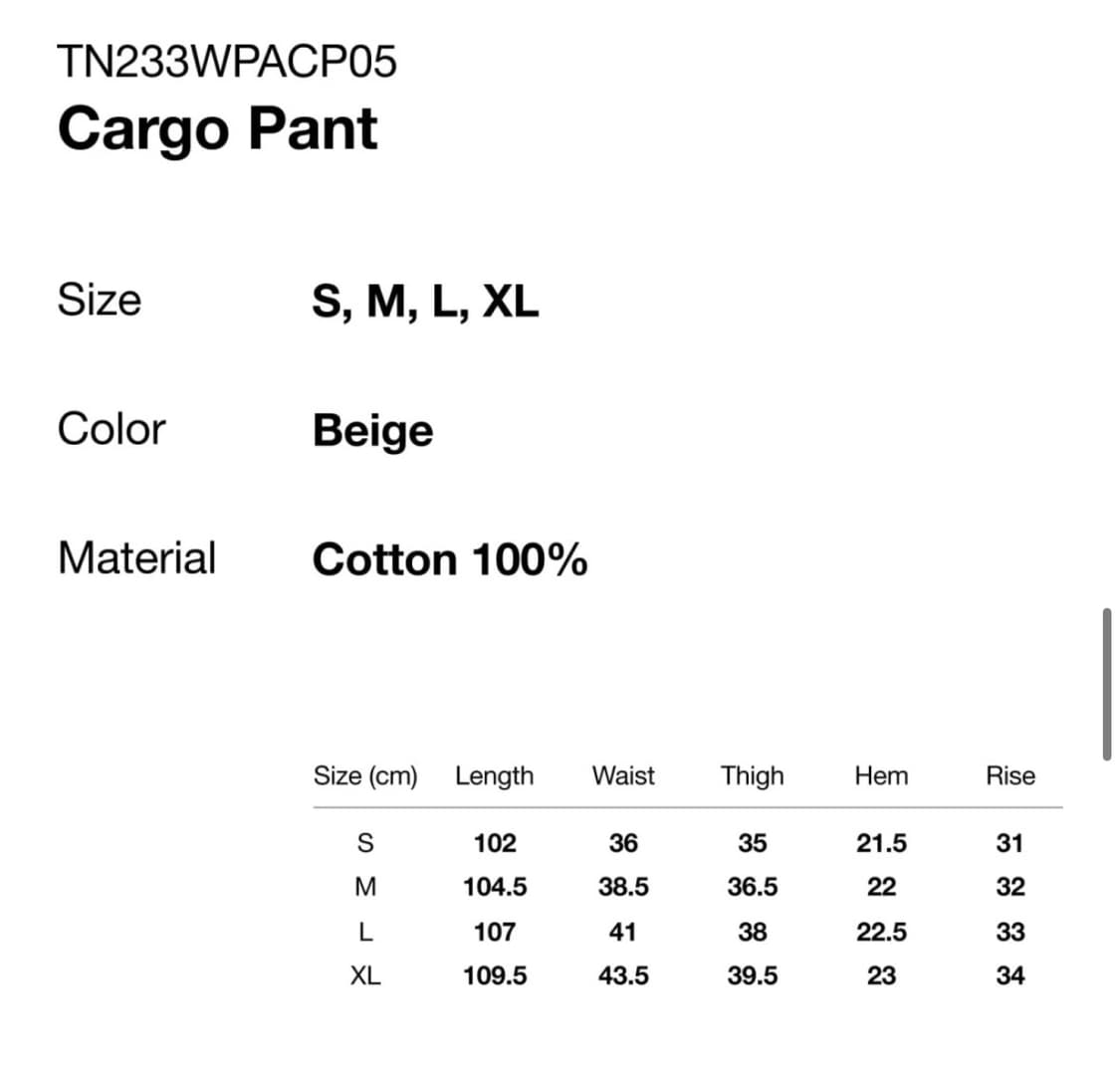 디스이즈네버댓 카고팬츠 베이지 상품이미지4