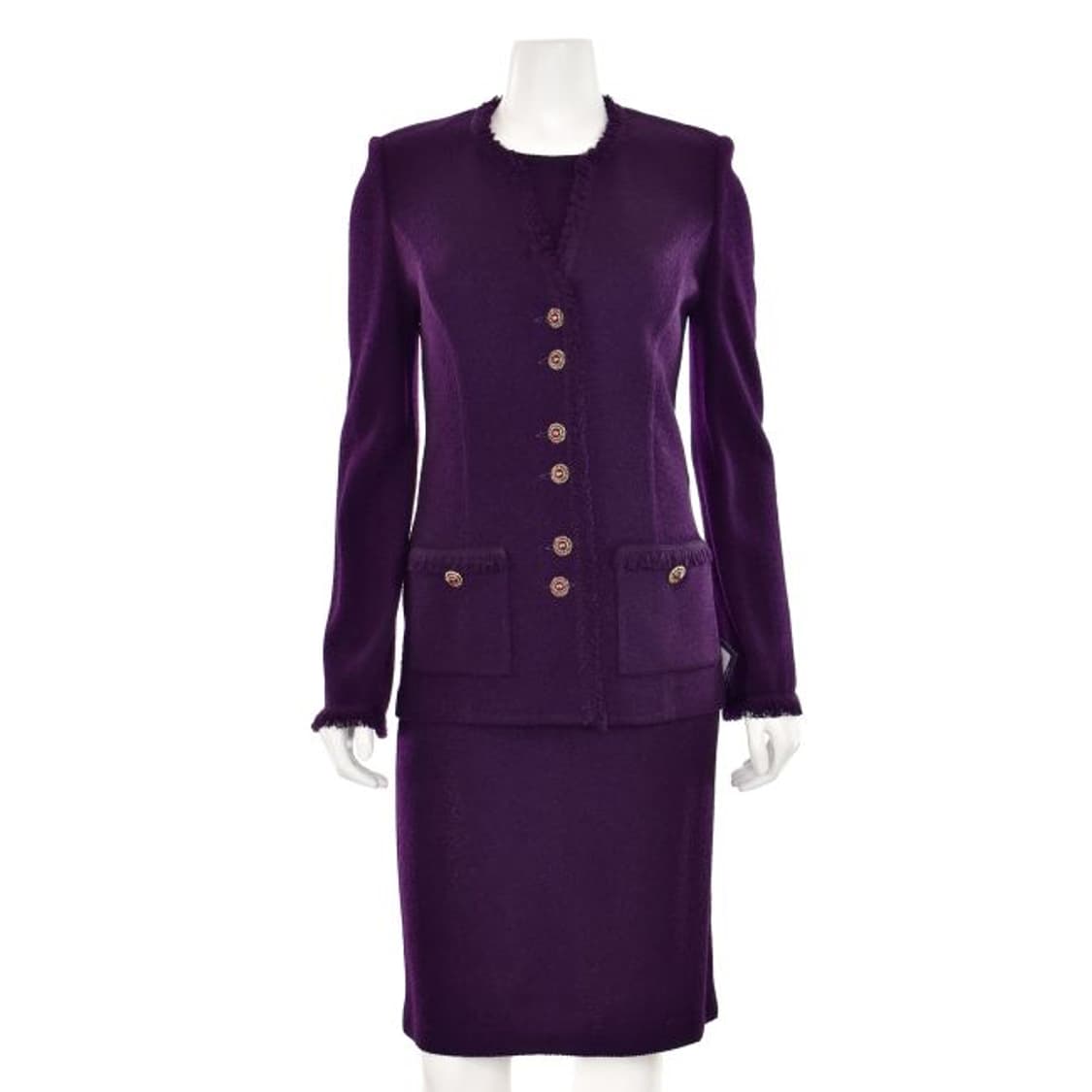 명품 ST.JOHN 센존 컬렉션 클래식 시그니처 산타나니트 밴딩 스커트 상품이미지1